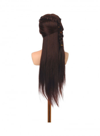 Mannequin Head With Shoulder أسود/وردي