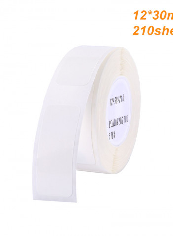 Portable Label Marker Machine With 5 Roll Thermal Paper White