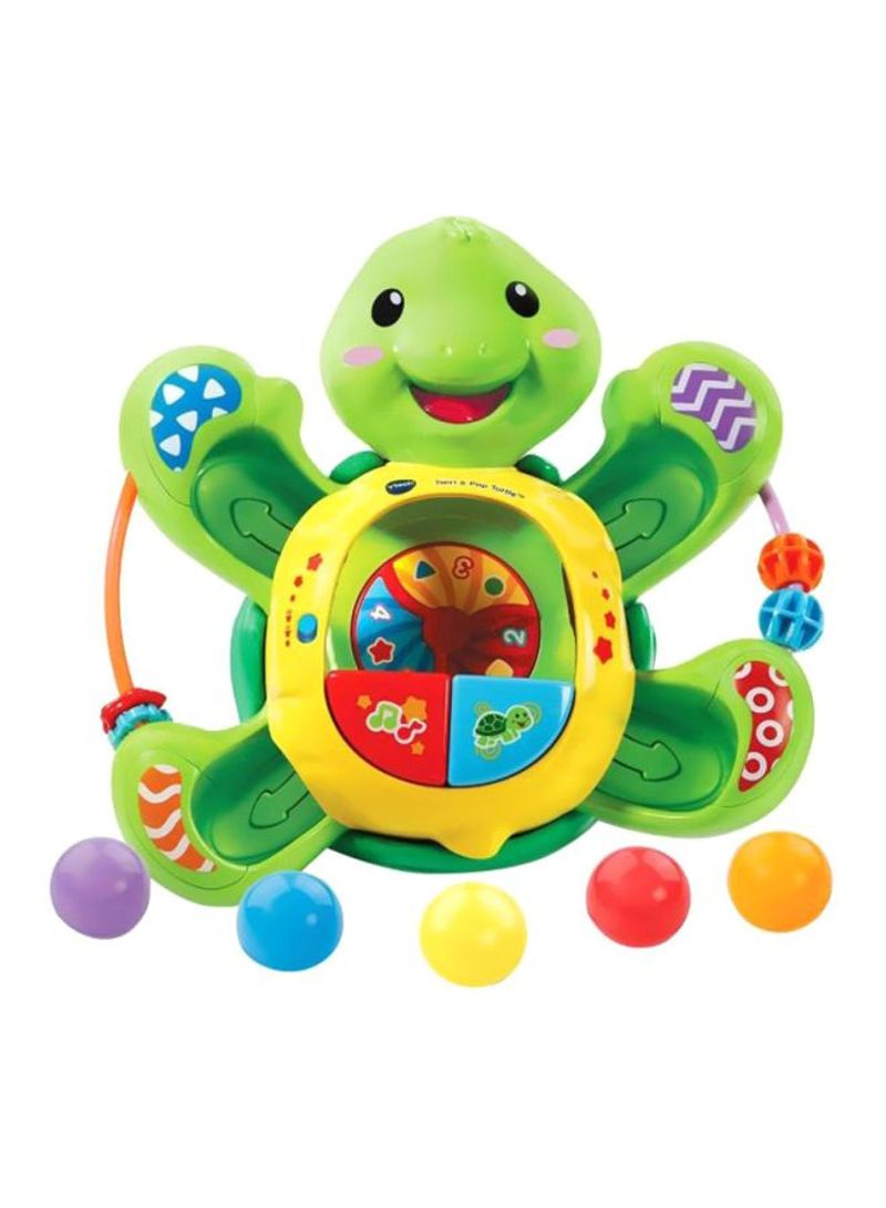 6-Piece Pop A Balls Twirl Turtle Toy Kit H00003646