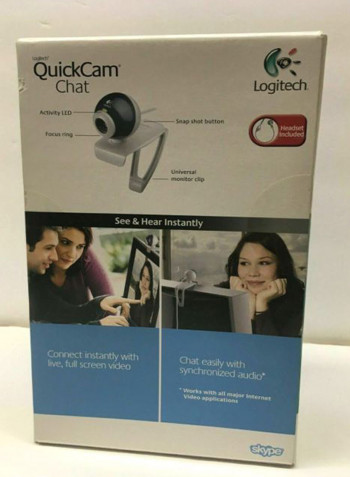 Webcam 1.82meter Blue/Silver