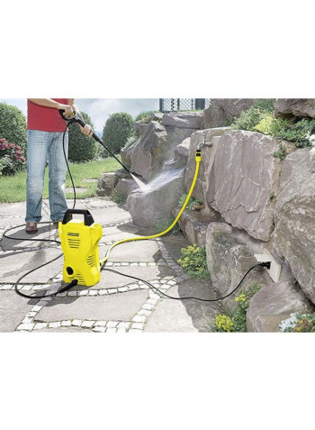 K2 Compact High Pressure Washer With Accessories Yellow/Black 27.98x44.3x17.59cm