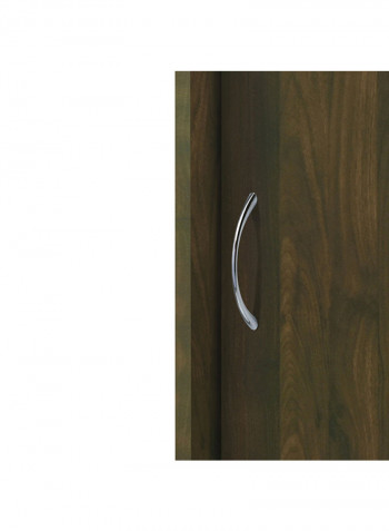 Klass Sliding Door Shoe Cabinet Brown 40x93.6x120cm