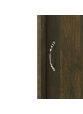 Klass Sliding Door Shoe Cabinet Brown 40x93.6x120cm