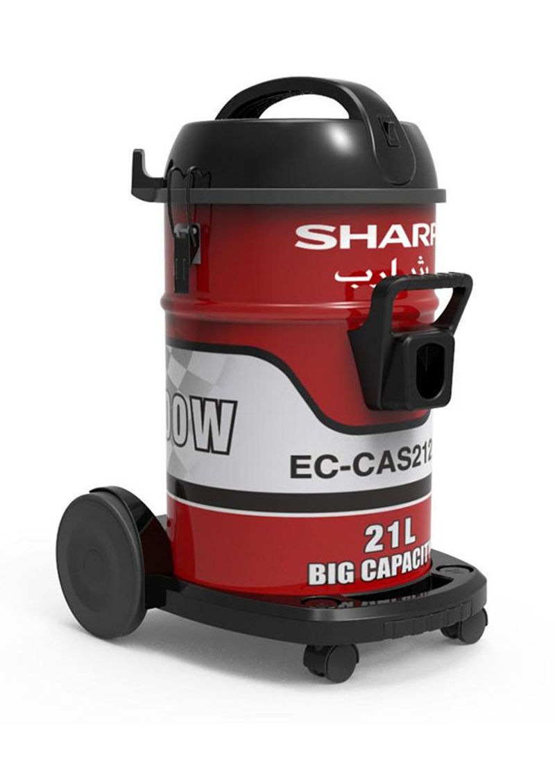 Drum Vacuum Cleaner 2100 W EC-CAS2121-Z Red