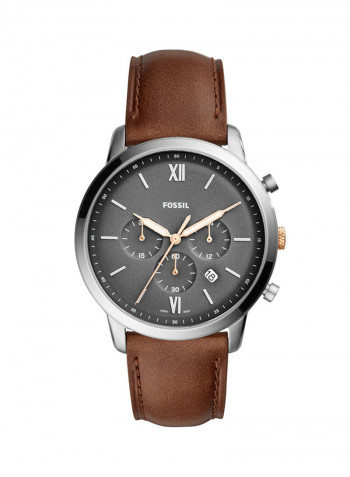 Men's Water Resistant Leather Analog Watch FS5408