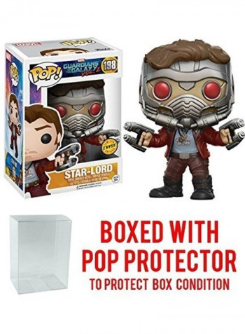 Pop Marvel Guardians of The Galaxy Vol. 2  Star Lord Chase Variant Limited Edition Vinyl Figure 4x7inch