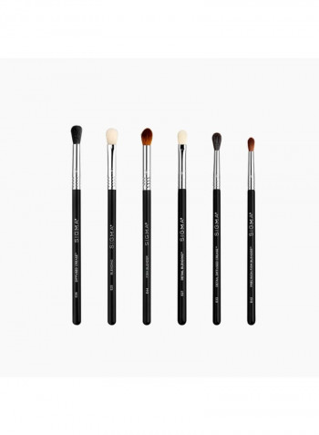 6 Piece Ultimate Blending Brush Set متعدد الألوان