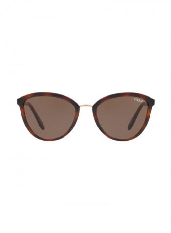Women's Cat Eye Frame Sunglasses - Lens Size: 57 mm