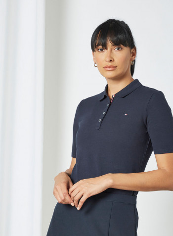 Essential Regular Polo Navy