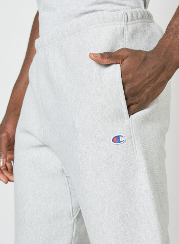 College Reverse Weave Sweatpants Grey