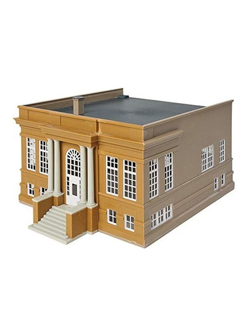 Cornerstone HO Scale Model Building Public Library Kit