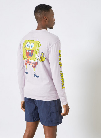 SpongeBob SquarePants T-Shirt Lilac