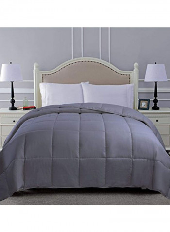All-Season Down Alternative Comforter Polyester Blue 22x6x17inch