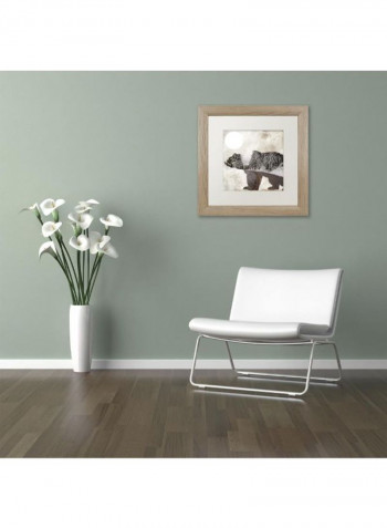 Going Wild III Framed Wall Art Multicolour 11 x 11inch