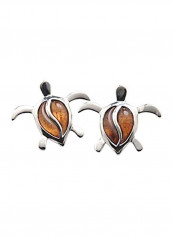 Sterling Silver Koa Wood Turtle Stud Earrings reviews Sterling Silver Koa Wood Turtle Stud Earrings