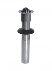 PresFlo Lavatory Drain Overflow Stopper Silver 7inch