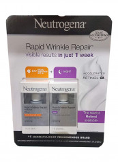 2-Piece Rapid Wrinkle Repair Day And Night Cream Set, 29 ml 29ml