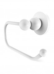 Bolero Collection Toilet Paper Holder Matte White 7x2.9x2inch