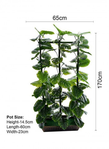 Decorative Monstera Deliciosa Artificial Plant Green 1.7meter