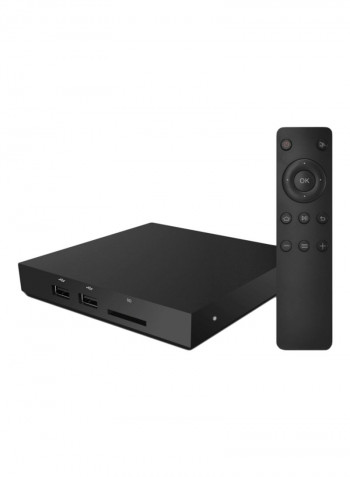 Android TV Box With Remote Control V824E Black
