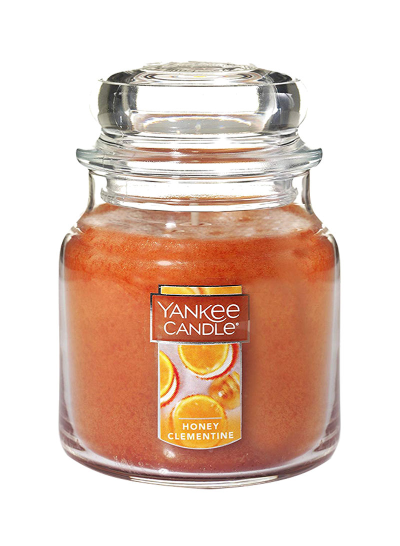Honey Clementine Scented Candle Orange 14.05ounce
