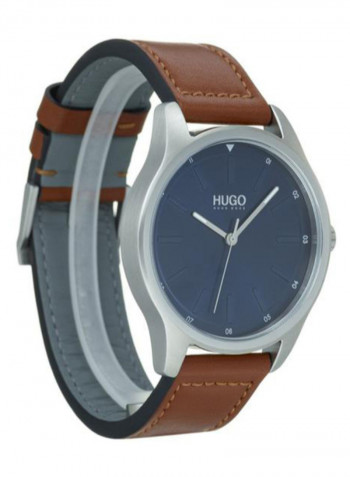 Men's Dare Leather Analog Wrist Watch 1530029