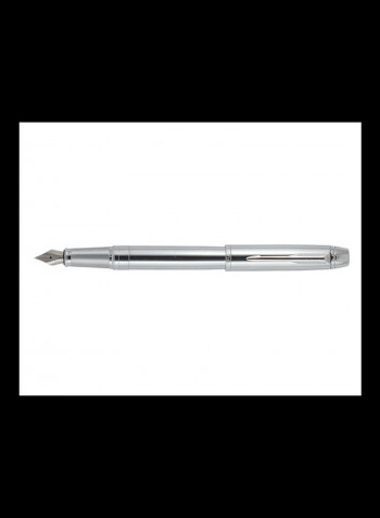 OdySSey Shiny Chrome Fountain Pen Silver