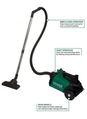 Canister Vacuum Cleaner 1 l 1080 W BGC3000 Black/Green