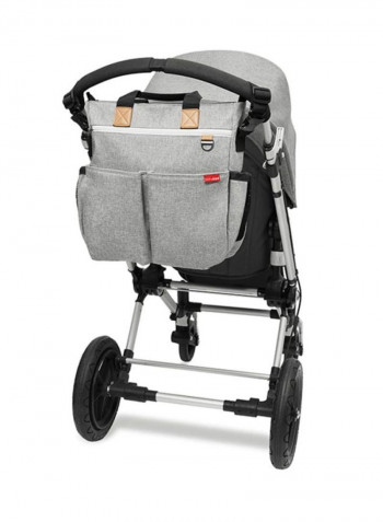 Duo Signature Diaper Bag - Grey