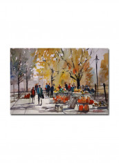 Menasha Market Canvas Wall Art Multicolour 16 x 24inch