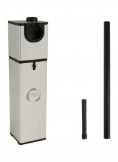 Portable Hand-Held Infuser White/Black/Silver 1.45x1.45x5.90inch