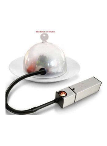 Portable Hand-Held Infuser White/Black/Silver 1.45x1.45x5.90inch