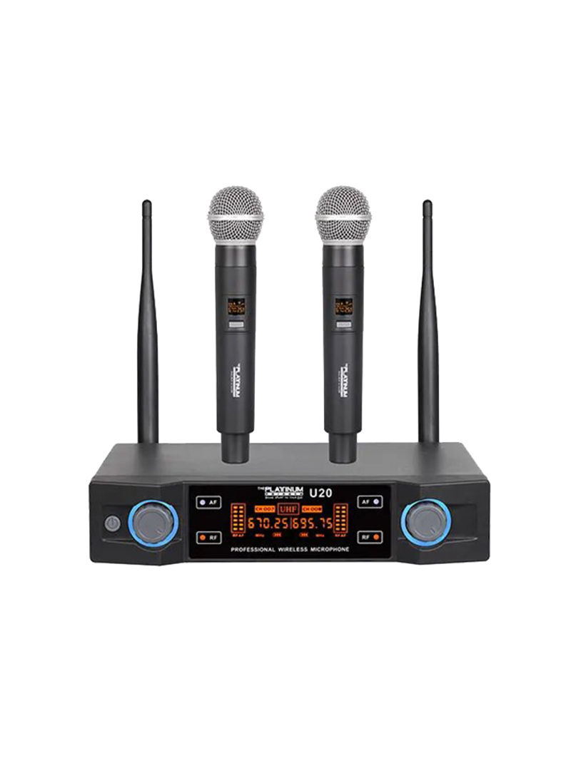 U20 Wireless Professional Karaoke Microphones U20 Black