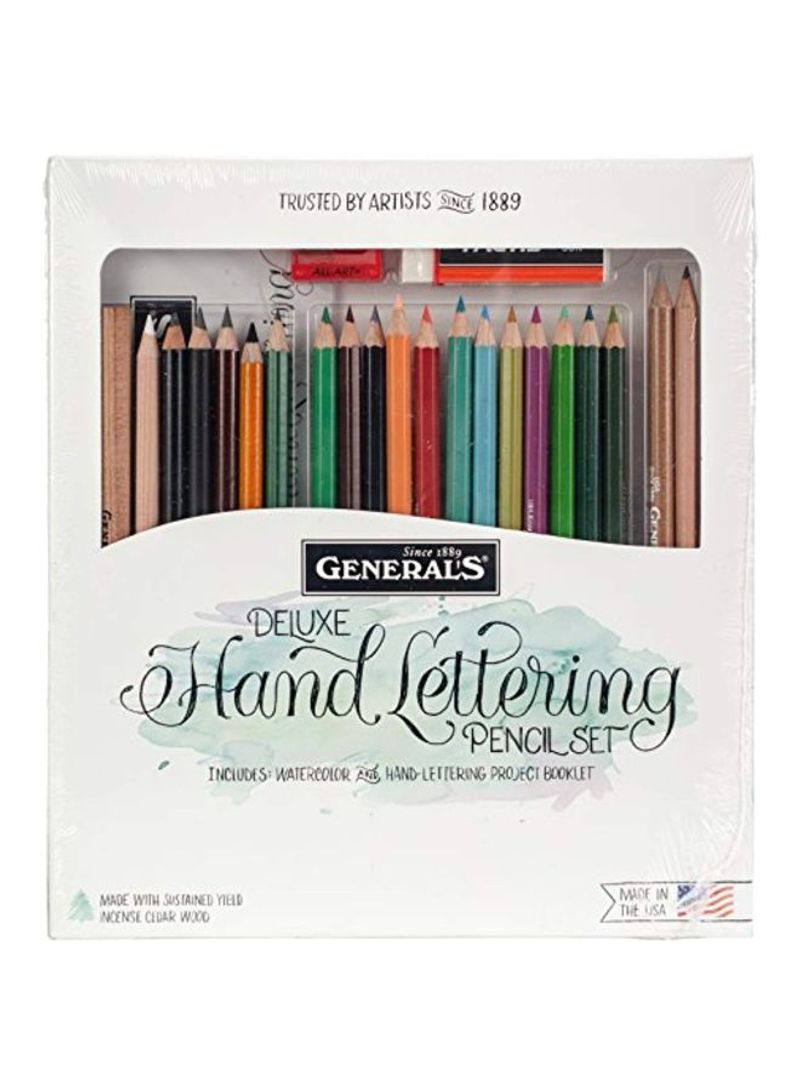 24-Piece Colour Pencil Kit Multicolour