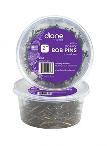 300-Piece Bobby Pins Black