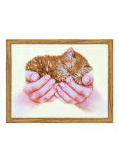 Diamond Embroidery Facet Art Kit Brown/Pink/Beige