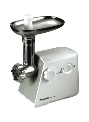 Electric Meat Grinder 1300W MKMG1300 White/Grey/Silver