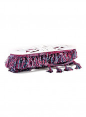 Fuchsia Tassel Fringe Multicolour
