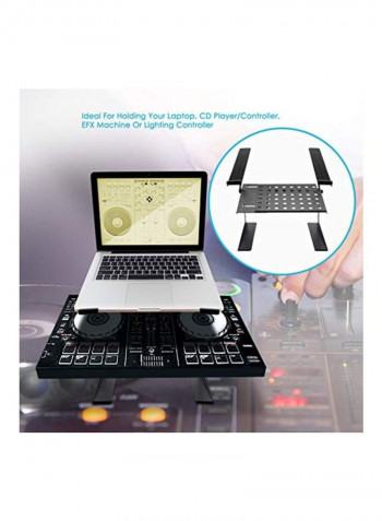 Portable Adjustable Laptop Stand Black