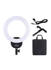 RLE-322VC LED Video Ring Dimmable Fill-In Light Kit Black