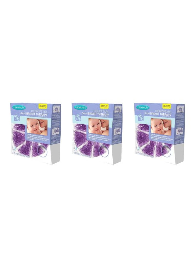 Pack Of 3 TheraPearl 2-In-1 Breast Therapy Pad Set
