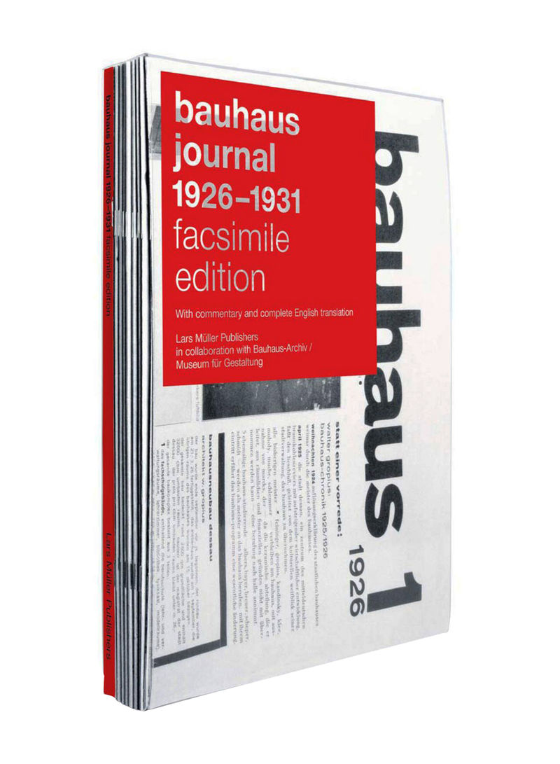 Bauhaus Journal 1926-1931 Paperback Facsimile, Bilingual Edition