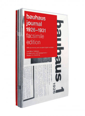Bauhaus Journal 1926-1931 Paperback Facsimile, Bilingual Edition