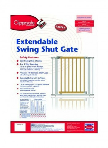 Swing Shut Extendable Gate