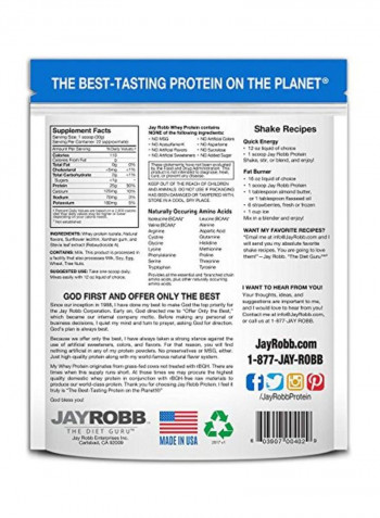 Whey Protein Isolate Dietary Supplement- Vanilla