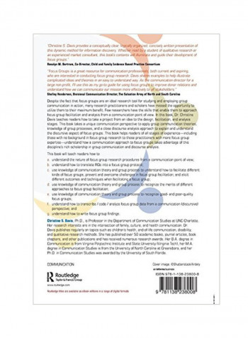 Focus Groups: Applying Communication Theory Through Design, Facilitation, And Analysis Paperback