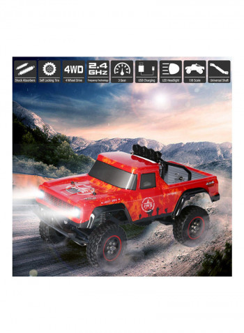 Remote Control Crawler Off Road Truck With LED Headlight