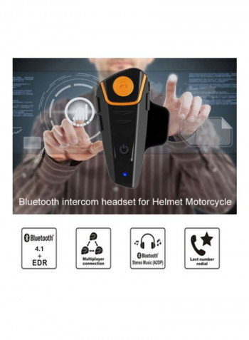 Waterproof Helmet Bluetooth Headset
