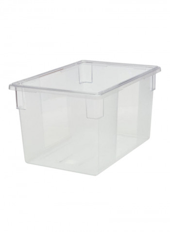 6-Piece Polycarbonate Food Container With Lid Clear 21.5gallon