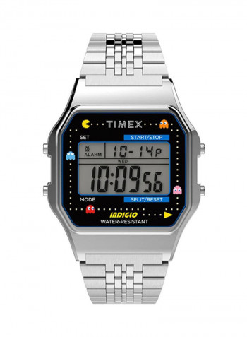 Stainless Steel Digital Wrist Watch